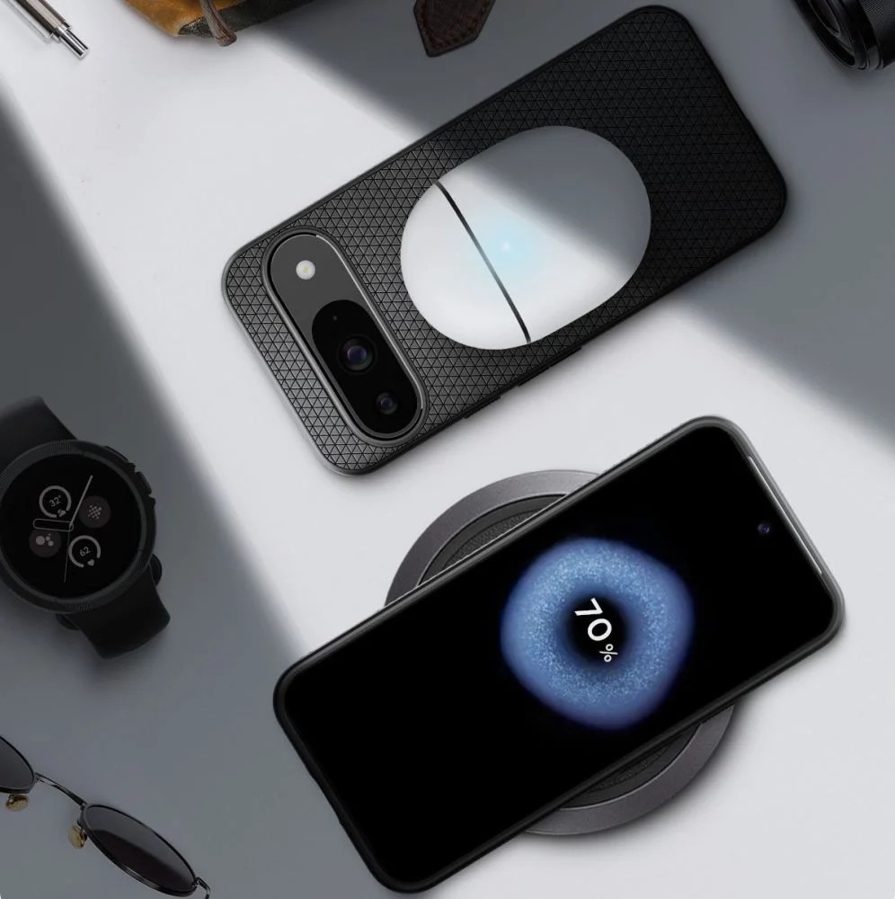 Husa pentru Google Pixel 9 / 9 Pro - Spigen Liquid Air - Matte Black