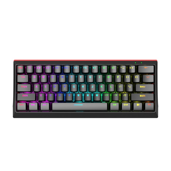 Клавиатура Marvo геймърска клавиатура Gaming Mechanical keyboard 61 keys TKL - Hecate 61B - KG962G - BLUE switches MARVO-KG962G-B