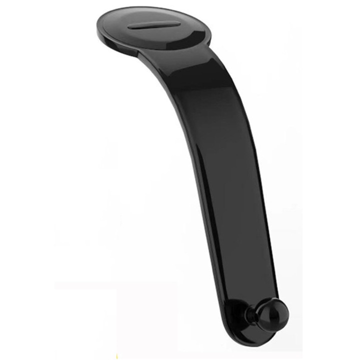 SCPBOWL telefon autós tartó, rugalmas ötvözött acél, ragasztó, fekete, 197mm