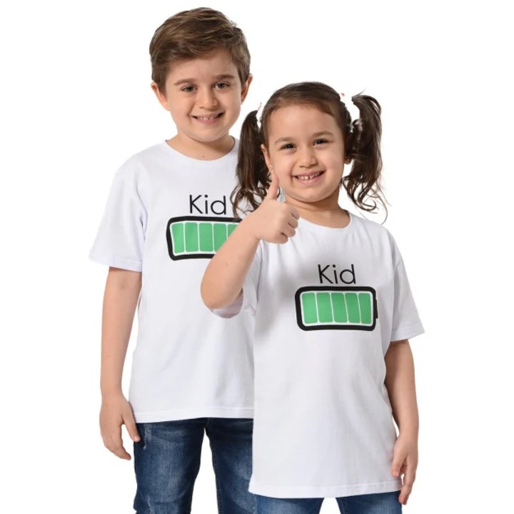 Személyre szabott energia póló, 6-8 éves gyerekek