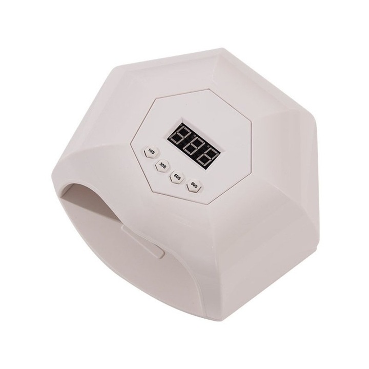 Uscator de unghii SCPCODE, 280W, 4 setari de timp, senzor automat, alb, 215x190x110mm