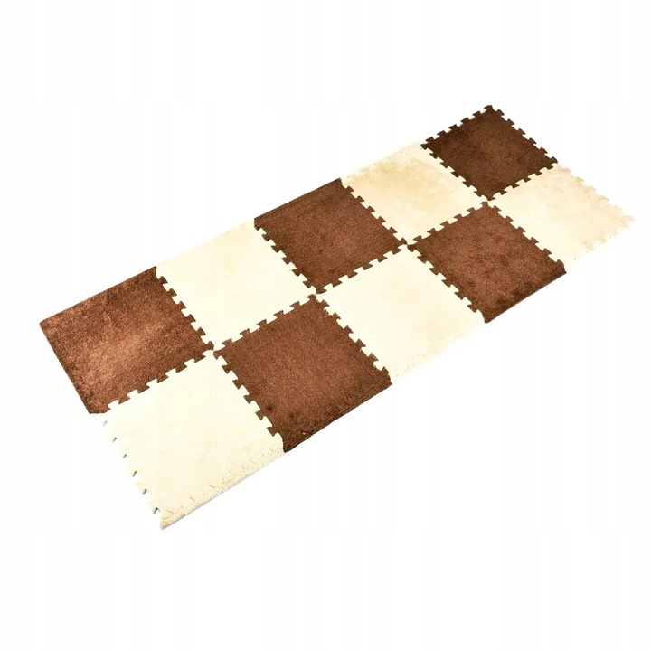 Допълнителен килим, Квадрати, 30 x 30 cm Комплект от 10 бр