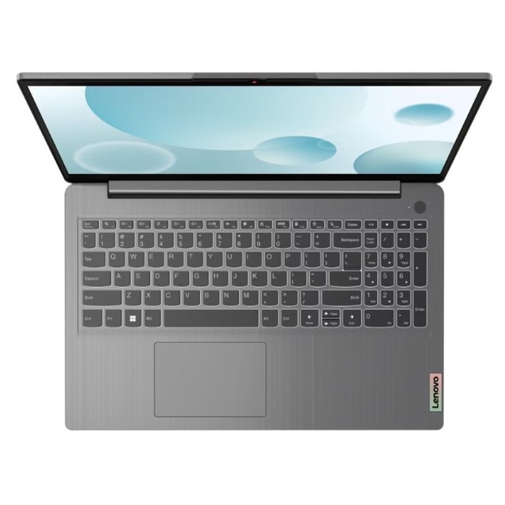 Laptop Lenovo IdeaPad 3 15IAU7 cu procesor Intel® Core™ i5-1235U pana la 4.4 GHz, 15.6", Full HD, IPS, 12 GB RAM, 256 GB SSD, Intel® Iris™ Xe Graphics, Windows 10 Pro, Arctic Grey