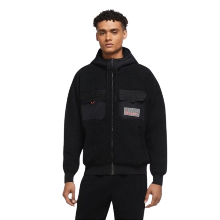 Jacheta barbati, Nike, Air Jordan 23, Negru, Poliester, L