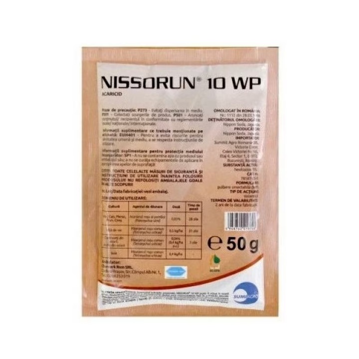 Insecticid - Acaricid Nissorun 10 WP 50 g