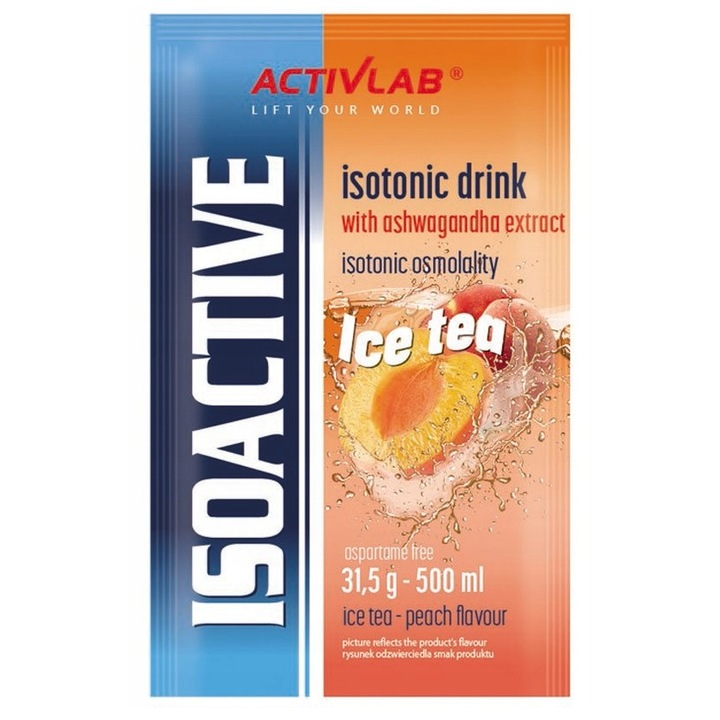 Izotonic Instant, ActivLab, Electroliti si Vitamine, Fara Aditivi Artificiali, Piersica, 31.5 g