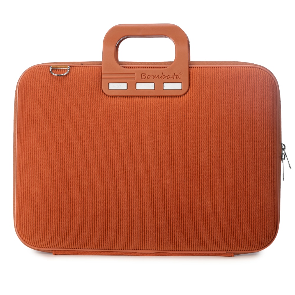 Geanta pentru laptop Bombata Velluto, 15-16 inch, Terracotta