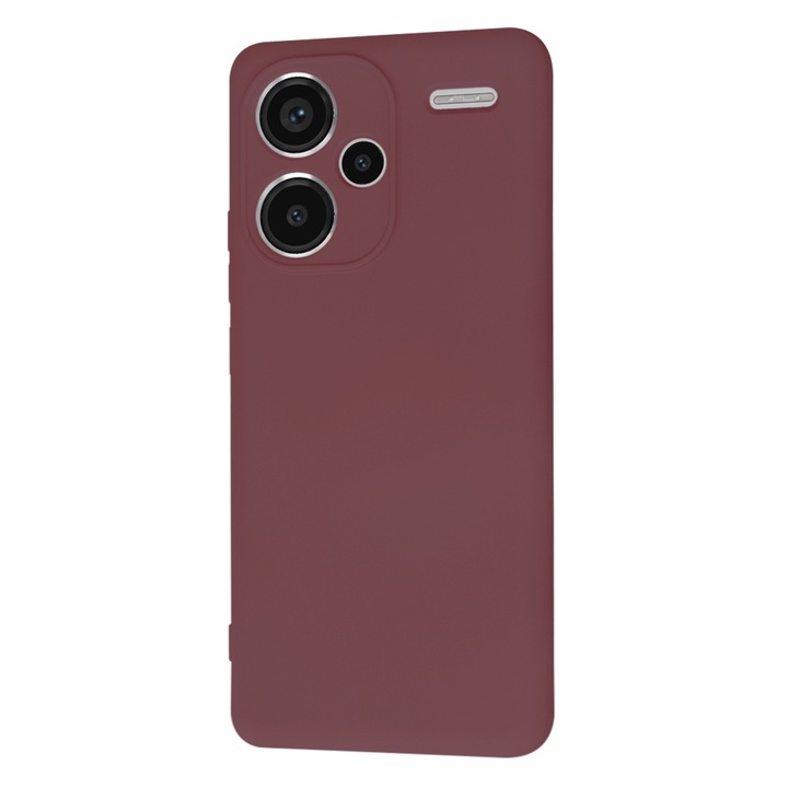 Кейс за Xiaomi Redmi Note 13 Pro Plus 5G силиконов кейс червен слива