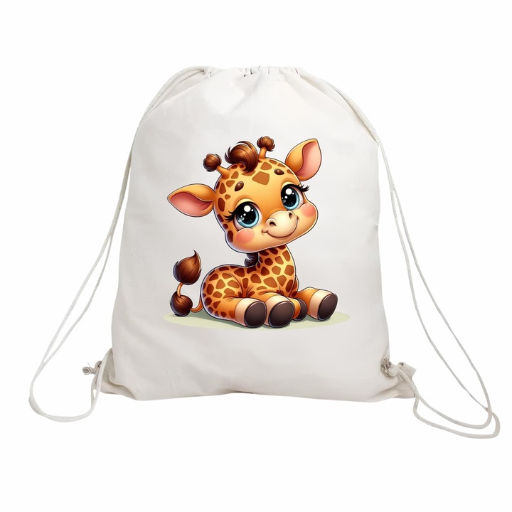 Rucsac pentru copii, Cresa, Gradinita, Girafa, 43×34 cm, RGR007