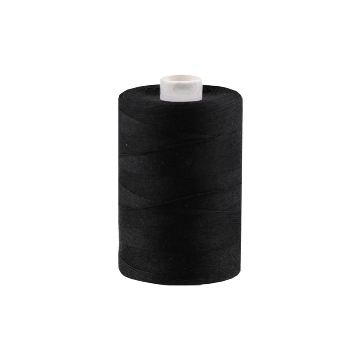 Универсален полиестерен шевен конец 1000 м Черен