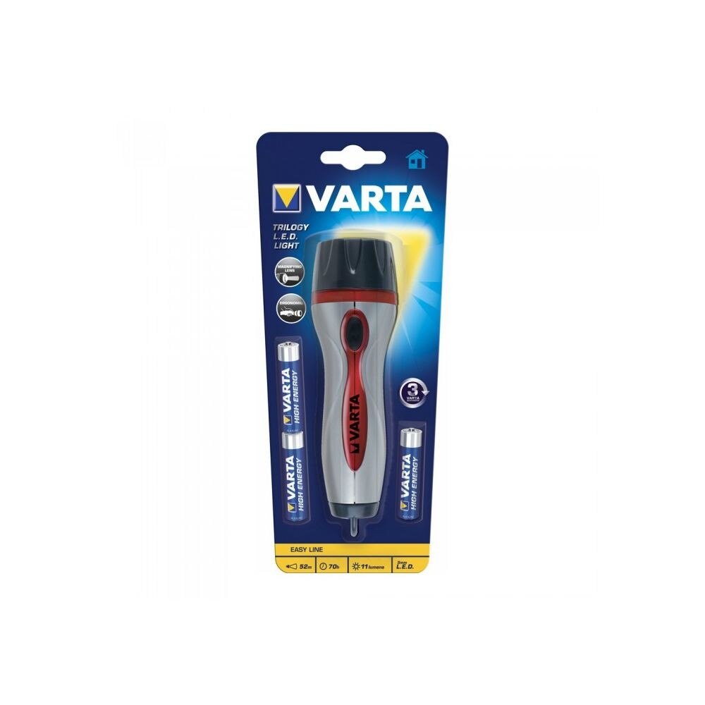 Lanterna Varta 16615 Trilogy LED Light rosie incl 3xAAA