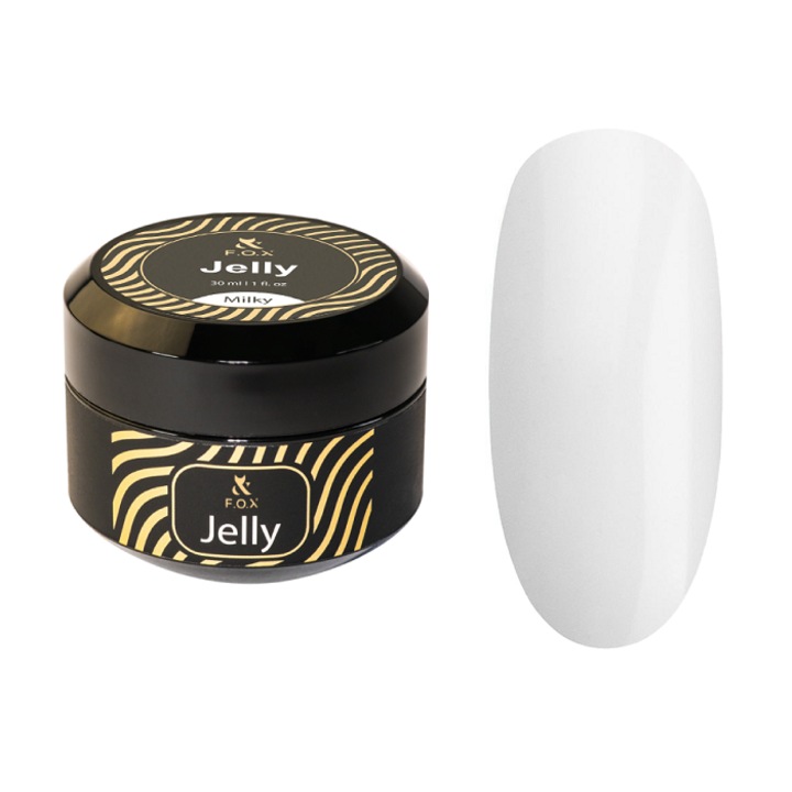 UV gél, Fox, Fehér, 30 ml