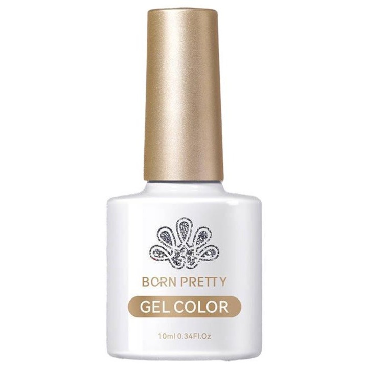 Oja hibrida, Born Pretty, efect magnetic de ochi de pisica, argintiu