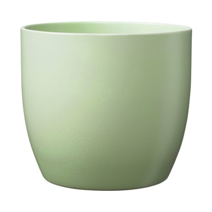 Ghiveci Basel, Ø 16 Cm, Verde Galbui-gri