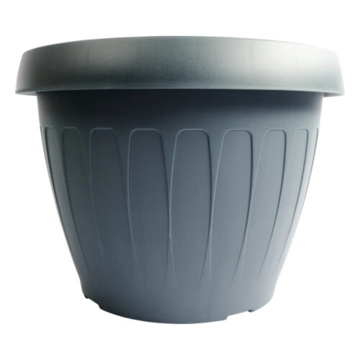 Ghiveci Dalia Plastic Ø 50 Cm H 37, 5 Cm Antracit