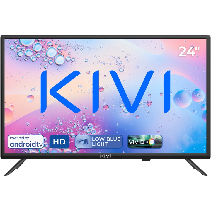 Телевизор KIVI LED 24H760QB, 24" (61 см), Smart Android TV, HD, Клас E