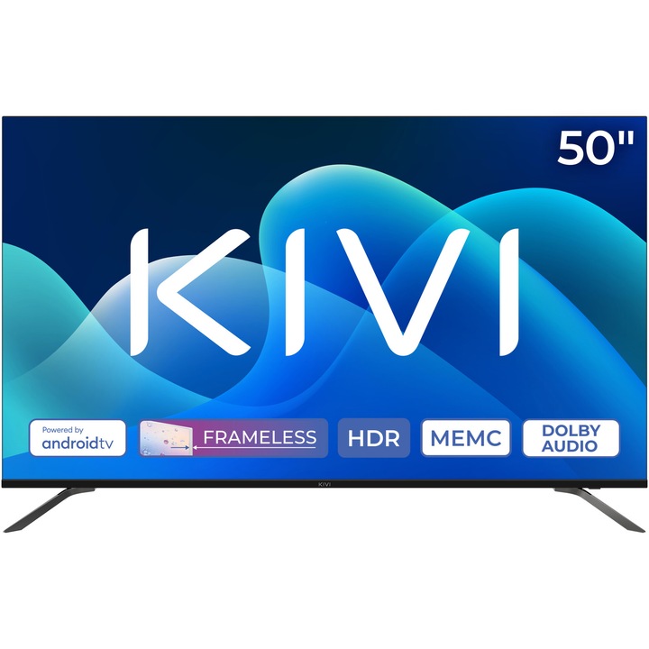 Телевизор KIVI LED U730QB, 127 см, Smart Android TV, 4K Ultra HD, Class G