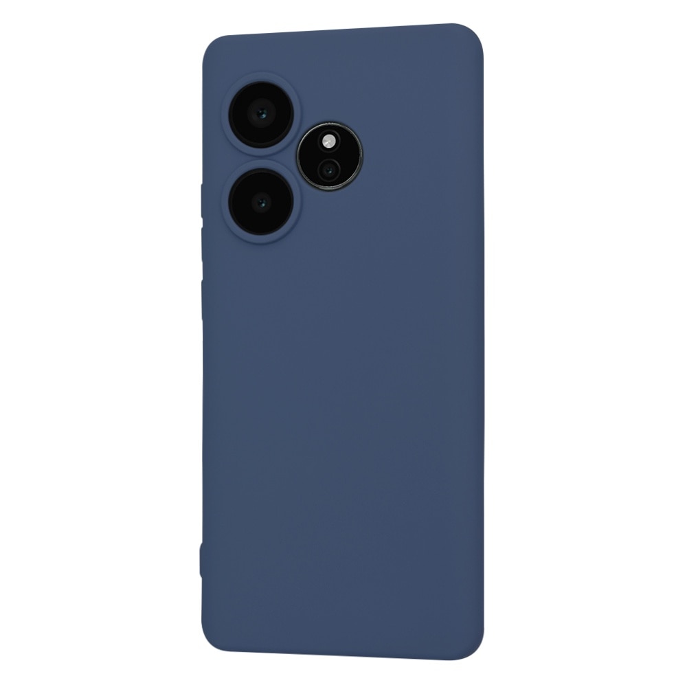 Husa din silicon pentru Realme GT 6, Smartphosis SoftFlex, Albastru inchis