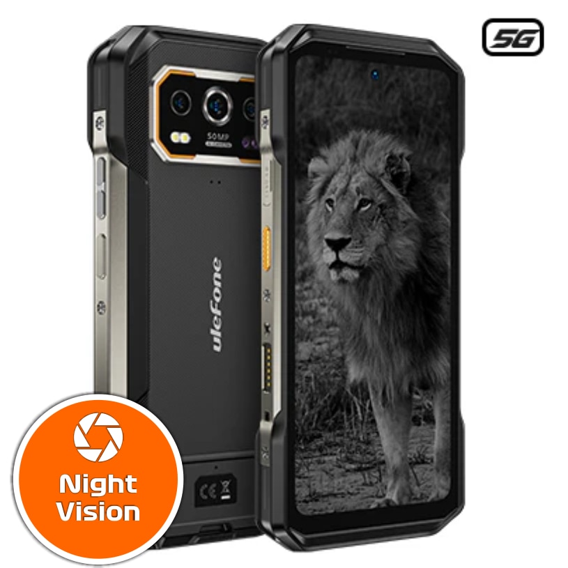 Telefon mobil Ulefone Armor 27 Pro, Negru, 5G, Camera Night Vision 64MP, 6.78" FHD+ 120Hz, 24GB RAM (12GB+ 12GB extensibili), 256GB ROM, Android 14, 10600mAh, DualSim