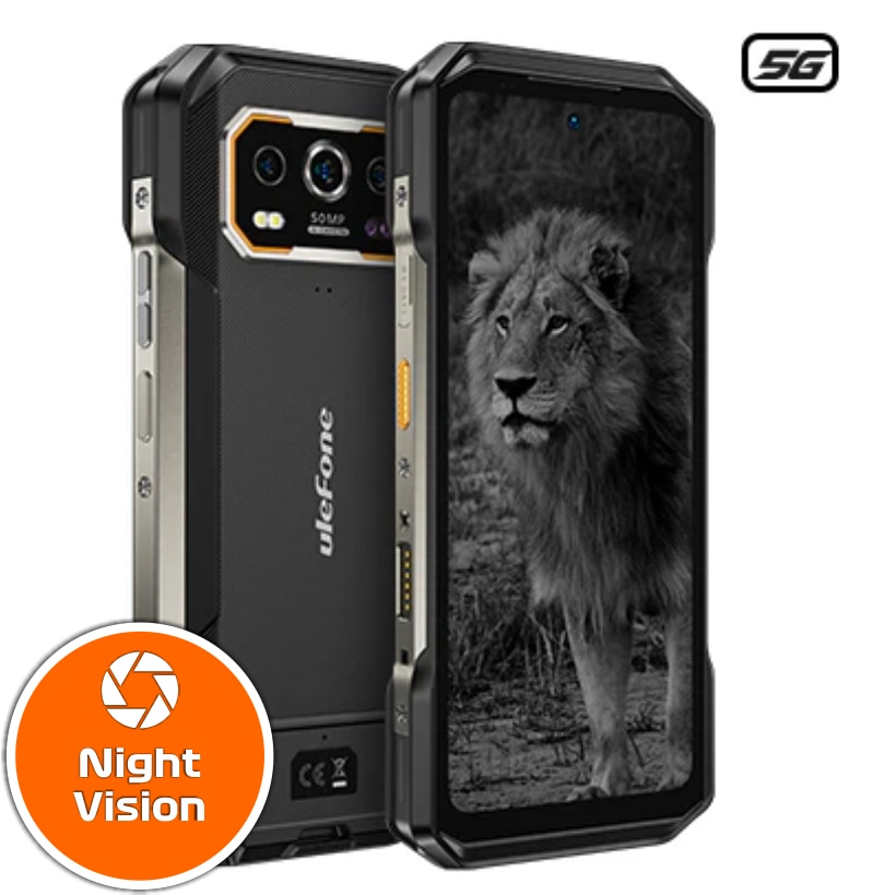 Telefon mobil Ulefone Armor 27 Pro, Negru, 5G, Camera Night Vision 64MP, 6.78" FHD+ 120Hz, 24GB RAM (12GB+ 12GB extensibili), 256GB ROM, Android 14, 10600mAh, DualSim
