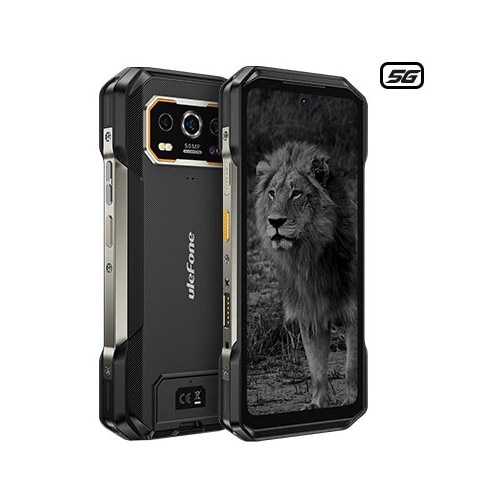 Telefon mobil Ulefone Armor 27 Pro, Negru, 5G, Camera Night Vision 64MP, 6.78" FHD+ 120Hz, 24GB RAM (12GB+ 12GB extensibili), 256GB ROM, Android 14, 10600mAh, DualSim