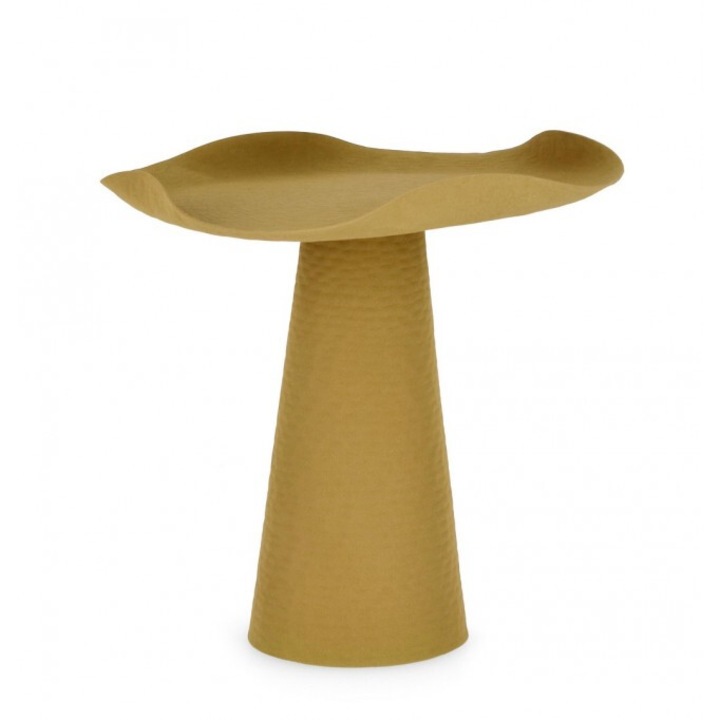 Маса Lalita, Алуминий, 41x41 см, mustard yellow