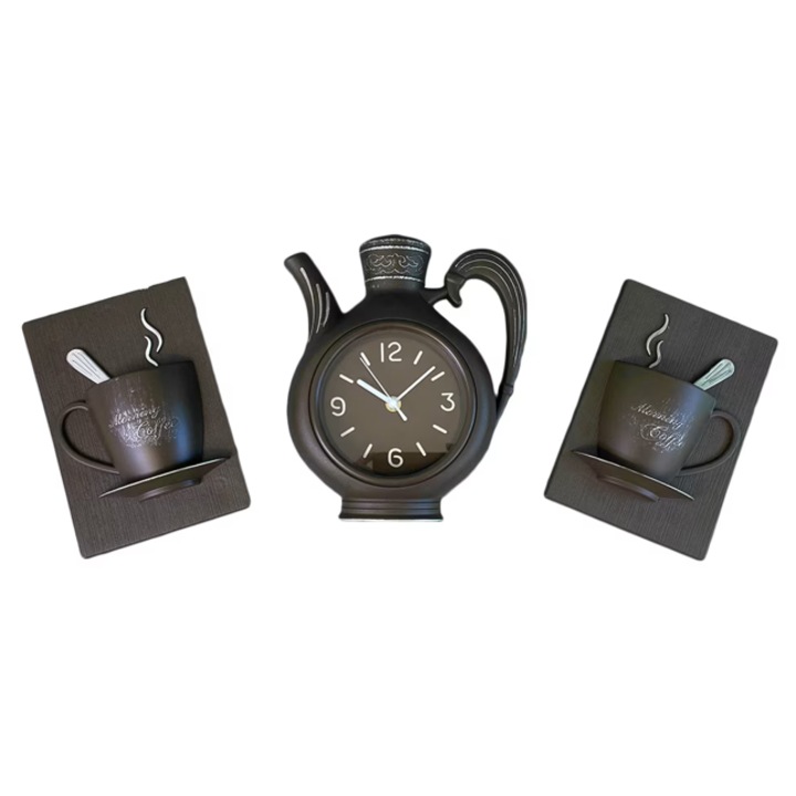 Ceas decorativ perete Coffee Time maduro