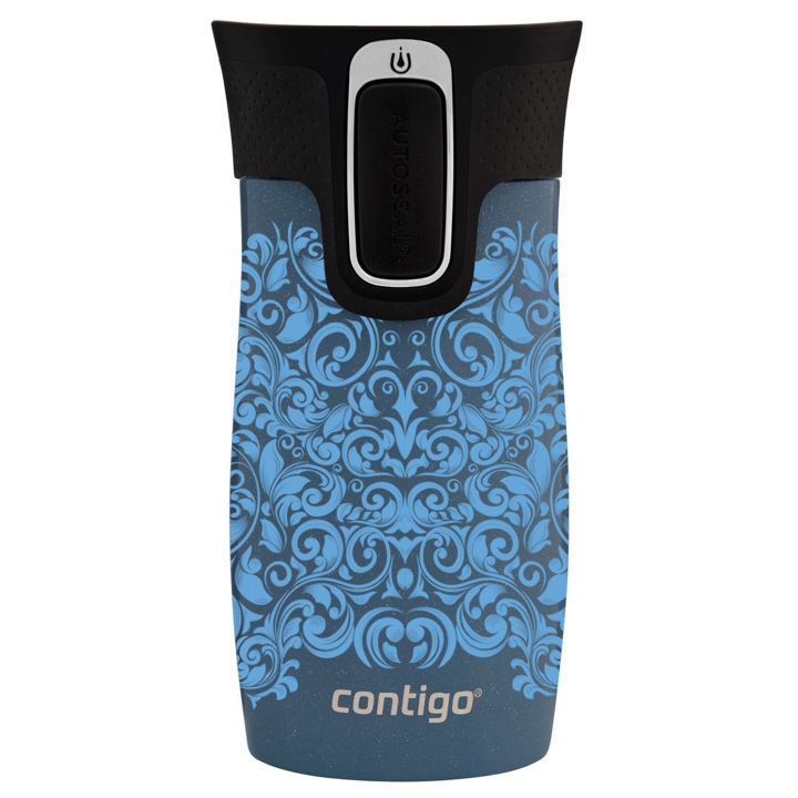 Термочаша Contigo West Loop Mini 300 ml - Glamour Blue - Metallic blue