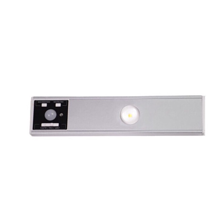 Lampa de veghe cu senzor miscare, proiectie munte, reglabila, argintiu, 20cm