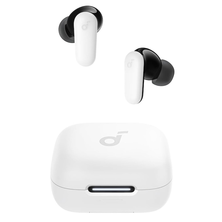TWS Bluetooth слушалки, шумопотискане, сензорно управление, IP54 - Anker SoundCore P30i (A3959321) - бели