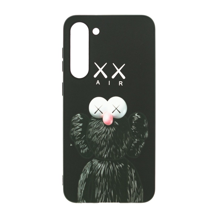Husa de telefon, LUXO, compatibil cu Samsung Galaxy S23, model DarkSide Kaws cu efect fosforescent, TPU, multicolor