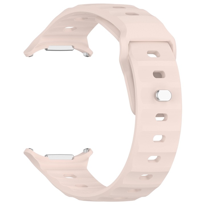 Curea pentru Samsung Galaxy Watch Ultra 47mm, Watchband, S58, Silicon, Light Pink