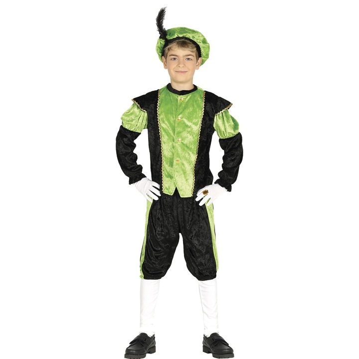 Costum rege mag verde copii 120 cm (5-6 ani)