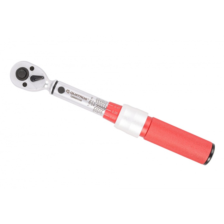 Cheie dinamometrica, QUATROS, 1/4", 1-6Nm