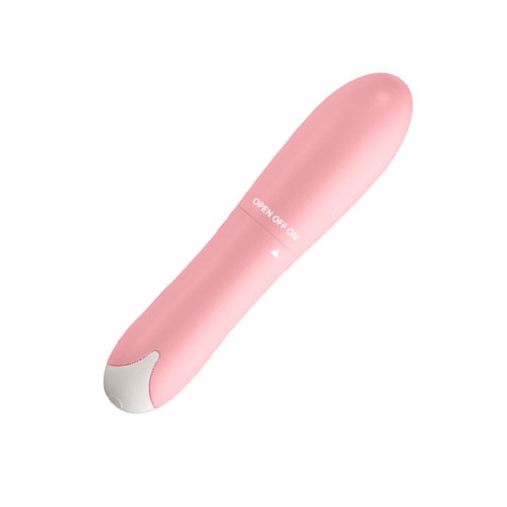 OEM Baby Dolphin kompakt vibrátor, szilikon, rózsaszín, 15,5x4x4 cm