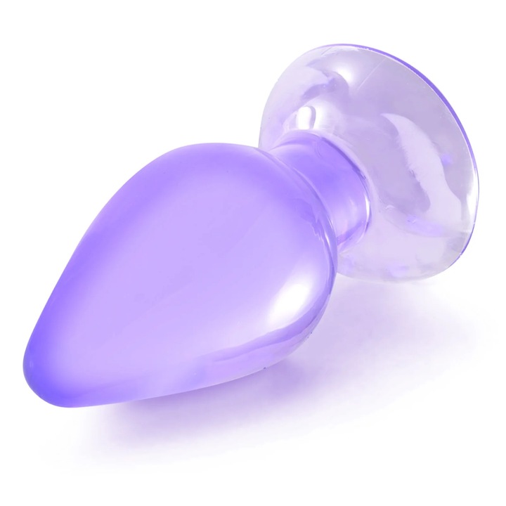 Комплект от 3 анални тапи, Класически дизайн, С вендуза, Многоцветен, 17,5 см