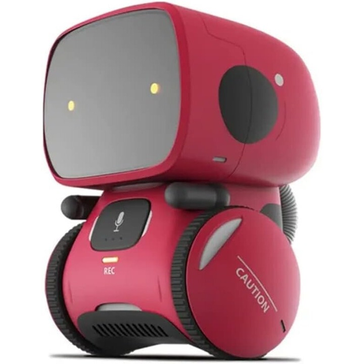 Играчка робот, танцьор и певец с разпознаване на глас, унисекс, 3-10 години, червен