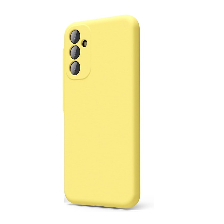 Samsung Galaxy A15 4G / A15 5G kompatibilis szilikon sárga tok
