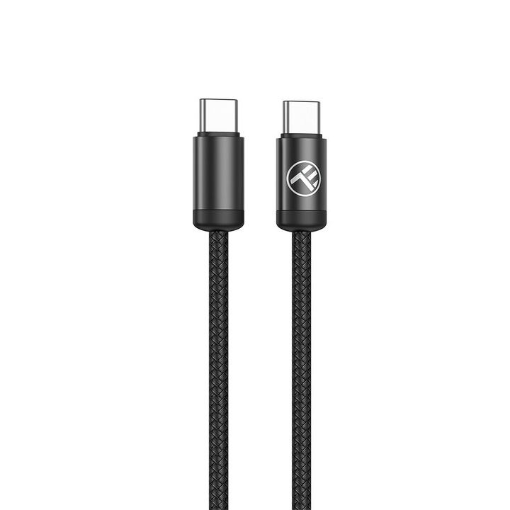 Cablu de Date / Incarcare Rapida Tellur Minimalist TLL155791 USB-C la USB-C 60W 1M Negru