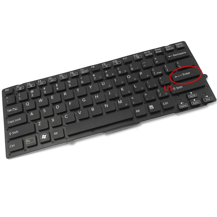 Laptop billentyűzet, kompatibilis Sony SVE15137CGS SVE15137CGW, SVE15138CCW, SVE151390X, SVE151E11T, SVE151E13T, SVE151G13T