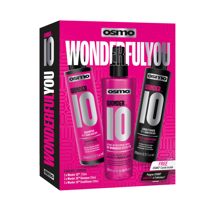 Set produse de par sampn, balsam si tratament Wonder 10 OSMO