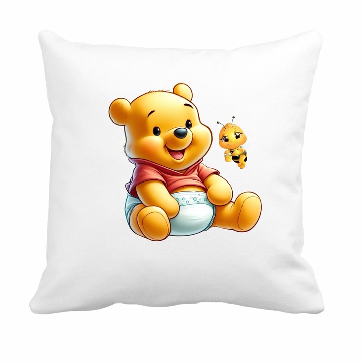 Perna copii, Cresa, Gradinita, Winnie the Pooh, 40×40 cm, PGR011