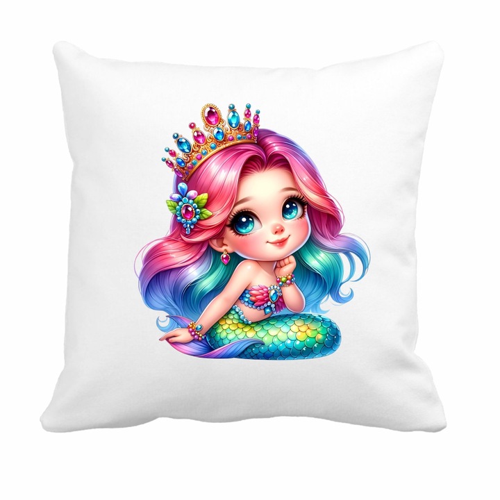 Perna copii, Cresa, Gradinita, Sirena, 40×40 cm, PGR016