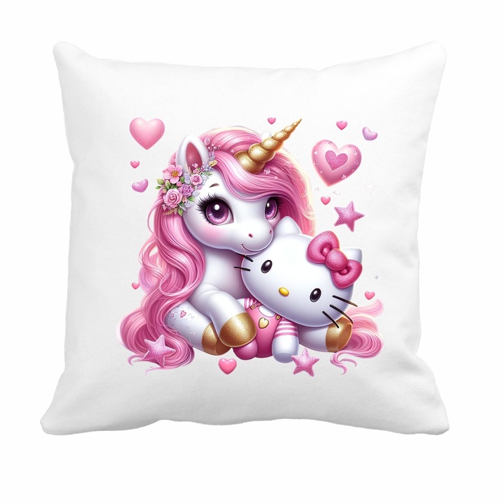 Perna copii, Cresa, Gradinita, Unicorn, Hello Kitty, 40×40 cm, PGR038