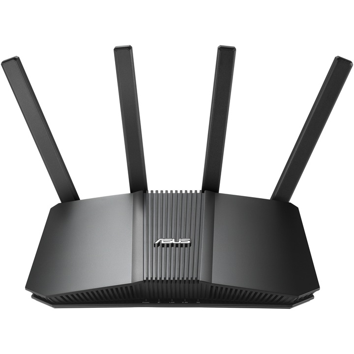 Безжичен рутер ASUS RT-BE58U, BE3600, Dual-Band, Quad-Core 2.0GHz CPU, 256MB/1GB Flash/RAM, 4K-QAM, 2.5G port, AiProtection Pro, NAT Passthrough , VPN, multiple SSIDs, IPTV, Beamforming, 4G LTE/5G Mobile Tethering, AiMesh