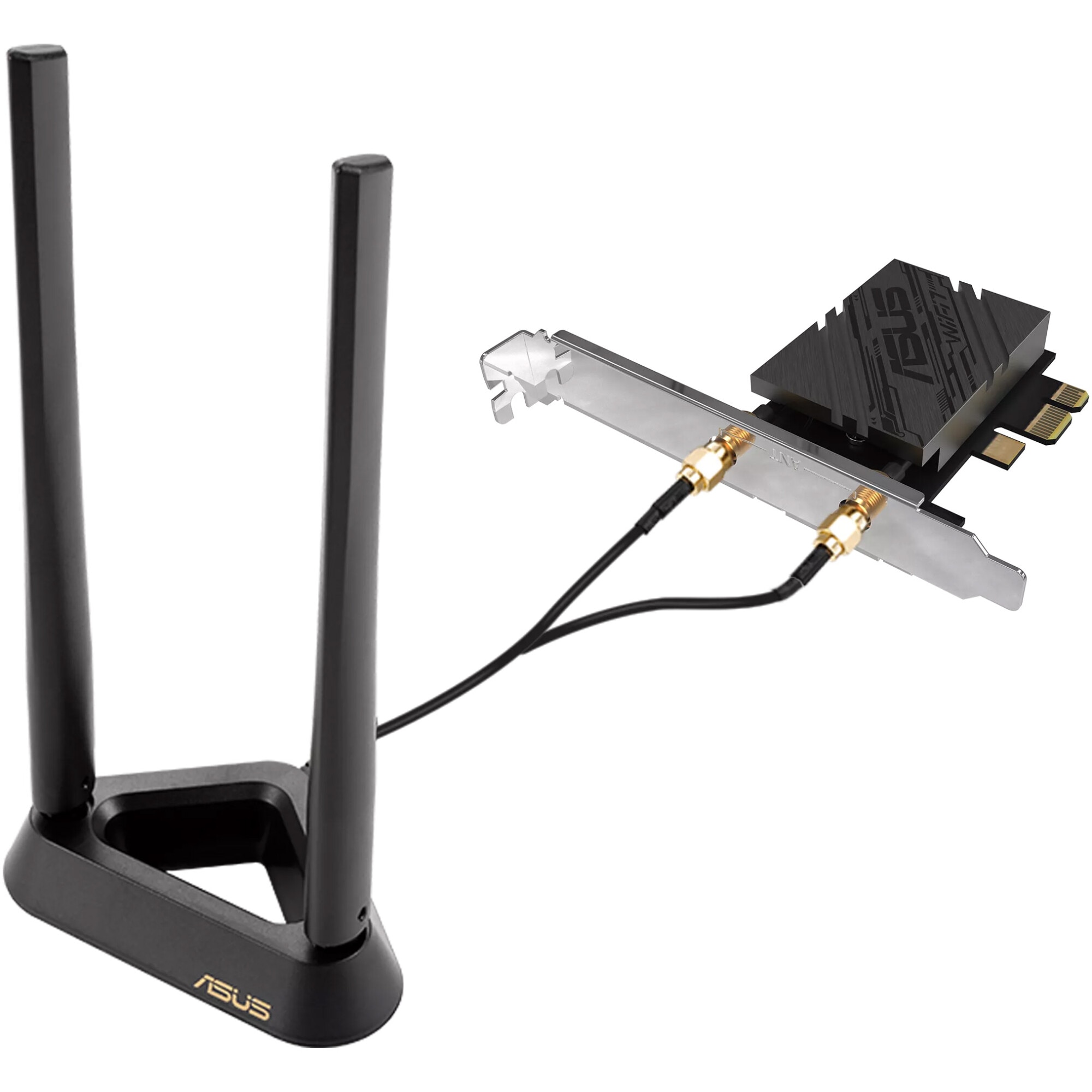 Placa de retea ASUS PCE-BE92BT, BE9400, baza magnetizata, suporta