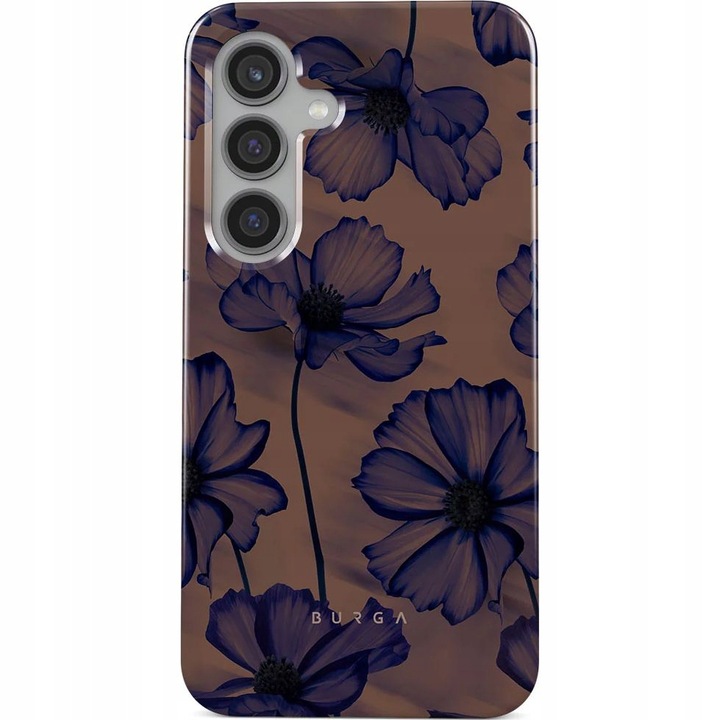 Carcasa Burga Velvet Night Tough pentru Galaxy S24, maro si albastru marin