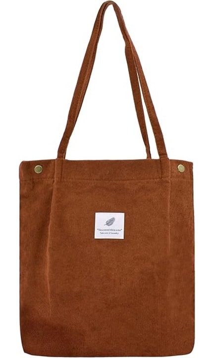 OEM Multifunkcionális bársony válltáska, plusz kivitelben, barna, 34x30x5cm