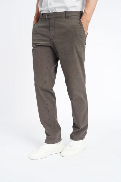 Pantaloni casual GIULIO-MF, maro, 3XL INTL