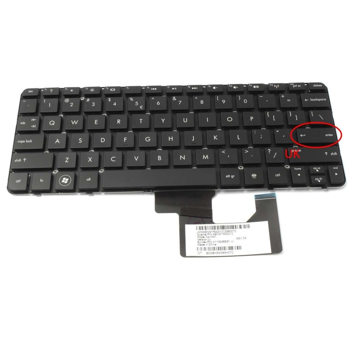 Tastatura pentru HP NX9110 DV5280, DV5290, DV5300, DV5300t, M2000, NX6115, NX6125, NX9100, NX9105, V2000, V2100, V2200, V2300, V2400, ZX5100, ZX5300, Presario, C300, C500